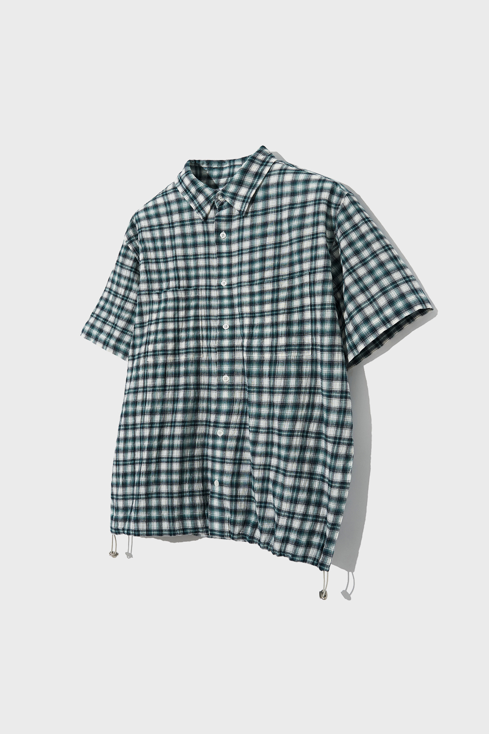 Aiden String Half Shirts (Green Check)